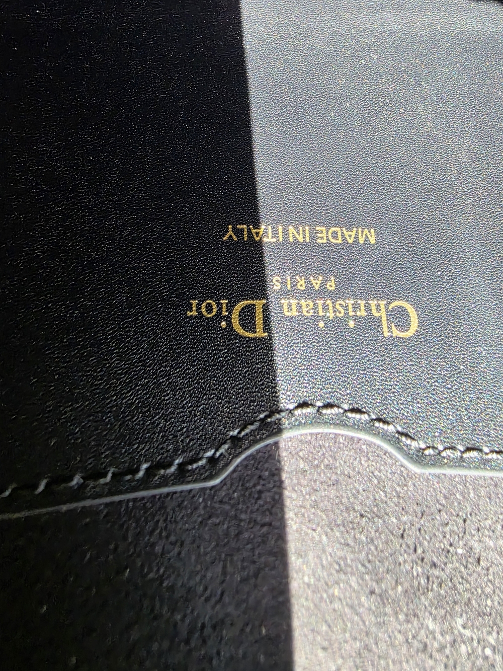 Dior Black CD Bobby Bag with Signature Strap - Picture 9 of 9